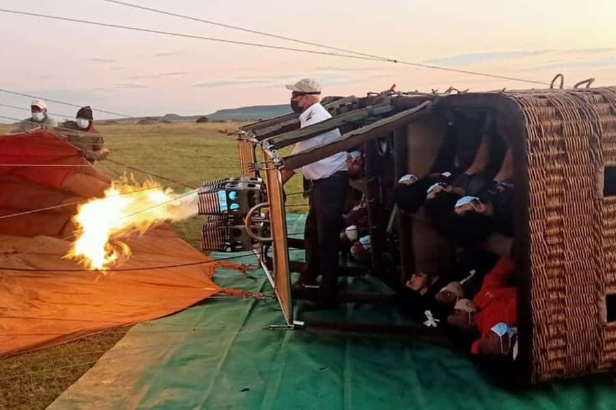Maasai Mara: Hot Air Balloon Safari & Champagne Breakfast - The group size and window seat matter