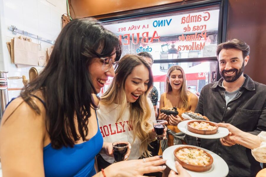 Madrid Guided Food Tour with Tapas and Spanish Wine - Five eateries and nine tapas