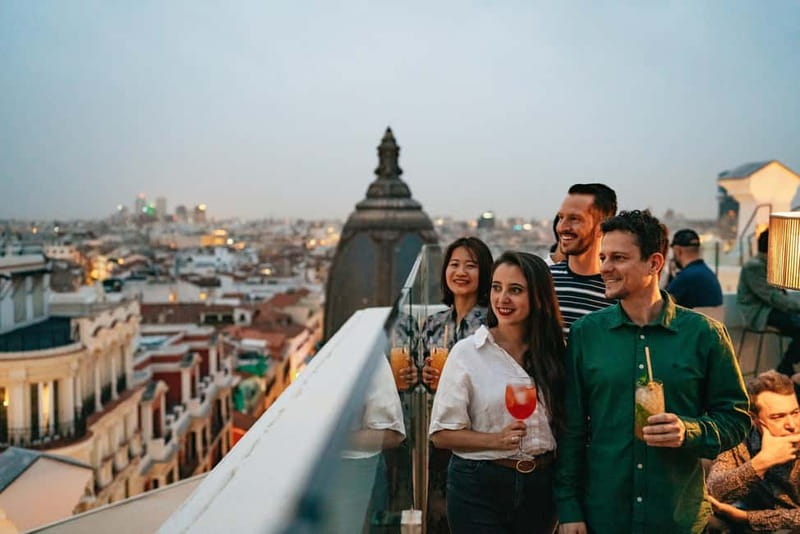 Madrid: Guided Tapas and Wine Tour with Rooftop Views - At a glance