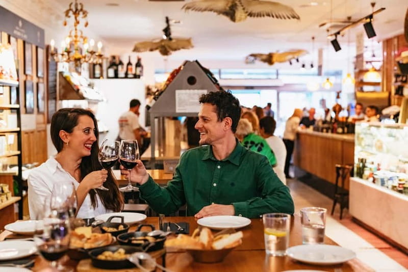 Madrid: Guided Tapas and Wine Tour with Rooftop Views - Iberian ham near Plaza Mayor