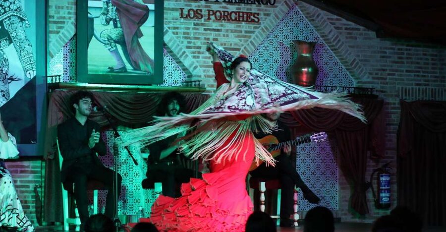 Madrid: Los Porches Flamenco Show with Tapas and Wine Ticket - What the two-hour performance includes