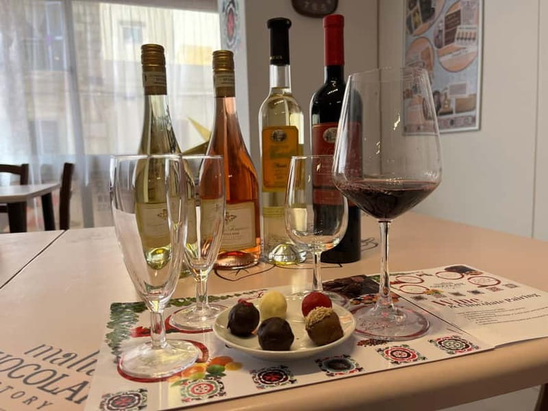 Malta: Wine and Chocolate Pairing Experience - What the one-hour schedule means