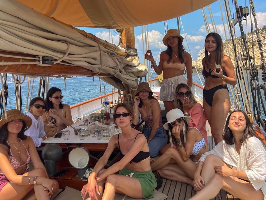 Marseille: Sailboat Cruise with Lunch, Swim & Organic Wine - How the Seven Hours Usually Feel