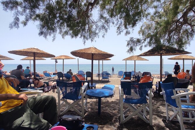 Matala Beach, Caves, and Winery Full-Day Tour from Heraklion - The included barbecue lunch in Vasiliki