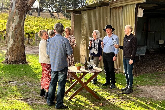 McLaren Vale Winery Small Group Tour with Wine Tasting and Lunch - Lunch, local produce, and changing winery plans