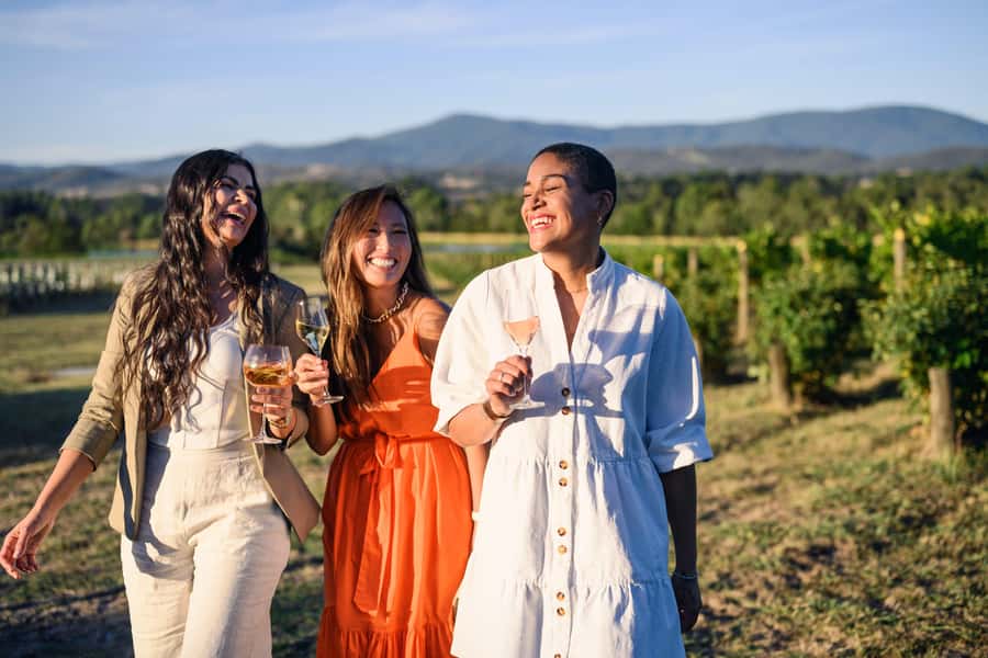 Melbourne: Yarra Valley Wine Bubbles & Kangaroos Tour - Sparkling wine at Domaine Chandon