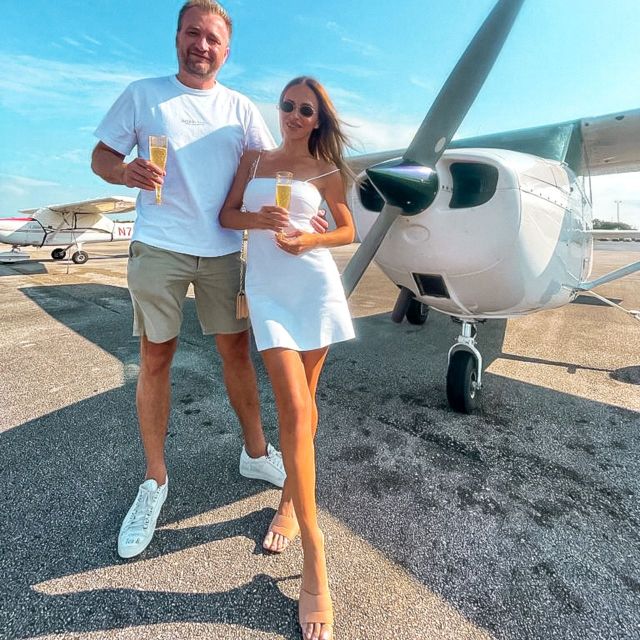 Miami Beach: Private Luxury Airplane Tour with Champagne - Fisher Island and the Port Area
