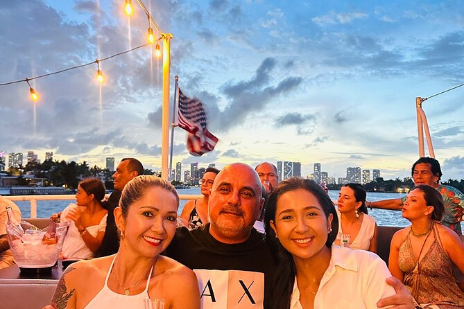 Miami Sunset Champagne Cruise with Skyline Views - Star Island and Millionaire’s Row