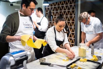 Pasta Class with Gelato or Tiramisù & Unlimited Wine