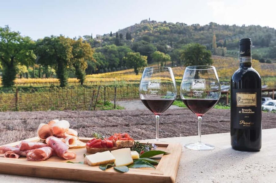 Montalcino: Premium Wine Tasting with light-lunch and Tour - The tasting: from Rosato to Brunello Riserva
