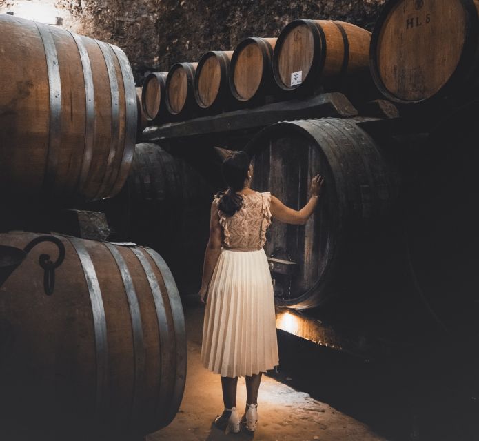 Montepulciano: Historical Cellars Guided Tour & Wine Tasting - Entering the brick-vaulted underground cellars