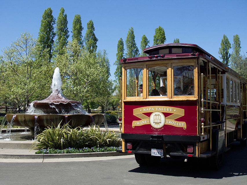 Napa Valley: Wine Tasting Tour by Open Air Trolley & Lunch - Key points to know before booking