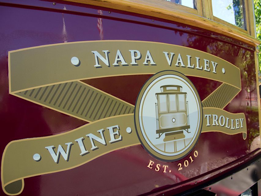 Napa Valley: Wine Tasting Tour by Open Air Trolley & Lunch - Lunch at a scenic winery stop