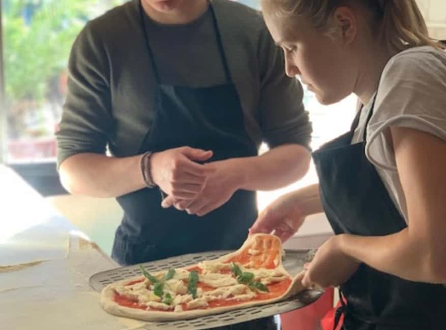 Naples: Premium Pizza Class From Dough to Dessert & Wine - Stretching the base without losing the crust