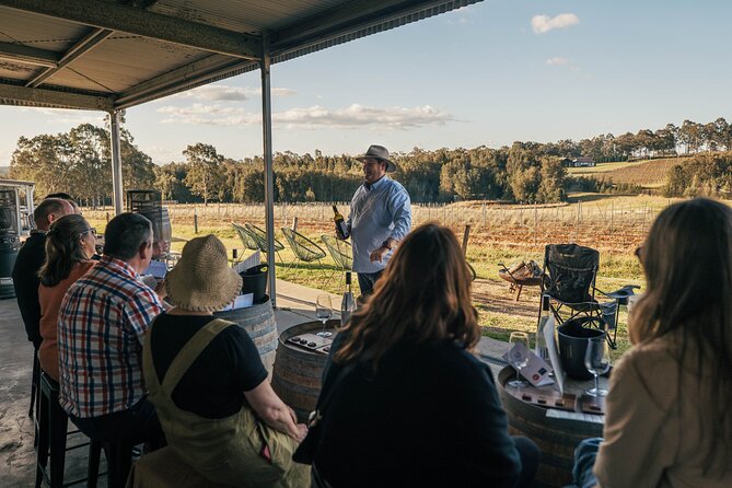 Newcastle: Boutique Hunter Valley Wine Tour - Hunter Wine Lab finishes with food and wine