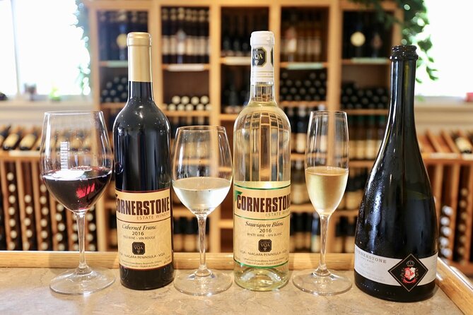 Niagara Wine Tour and Tastings with Transportation - Reif Estate and barrel-room atmosphere