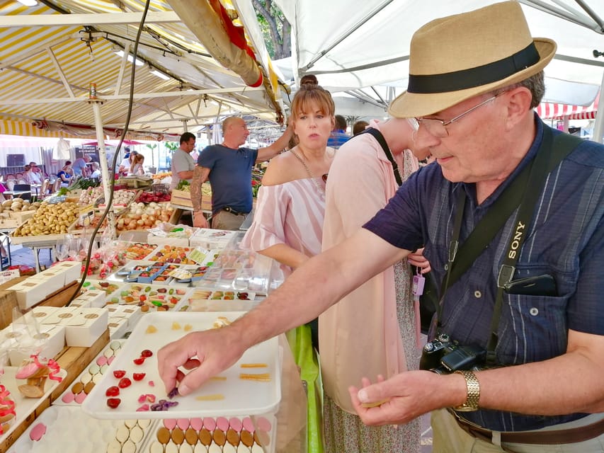 Nice: Food and Wine Old Town Guided Walking Tour - Walking through Old Nice with a local guide