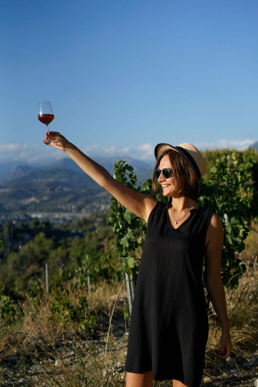 Nice: Vineyard Tour with Wine Tasting - Tasting three wines in the chapel cellar