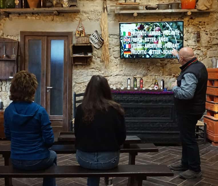 Olive Oil Museum: Extravirgin school - Food & wine tasting - Learning to recognize good extra virgin olive oil