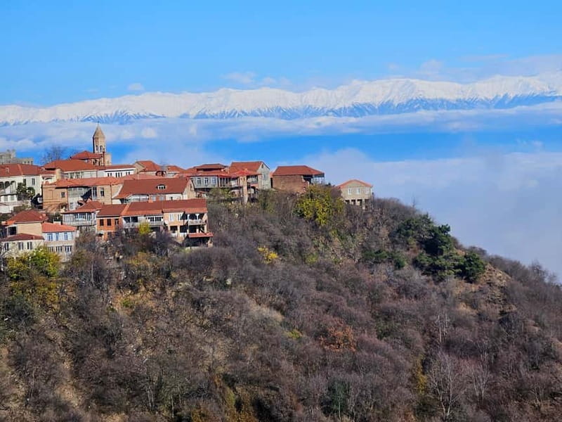 One-day tour in Kakheti with a guide and free wine tasting - Returning over Gombori Pass at 1,750 meters