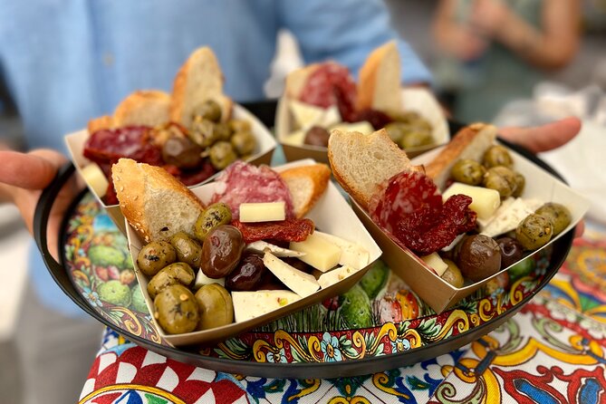 Palermo Food Tour: 10+ Tastings of Arancini, Cannoli, Wine & More - Via Argenteria and old Palermo