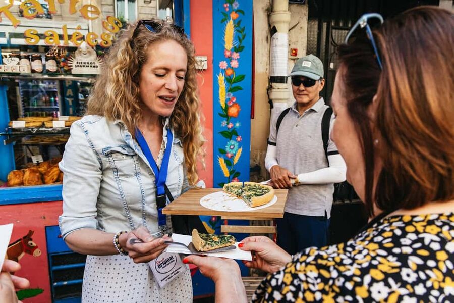 Paris: Montmartre Cheese, Wine & Pastry Guided Walking Tour - Cheese, charcuterie, wine, and a proper pause