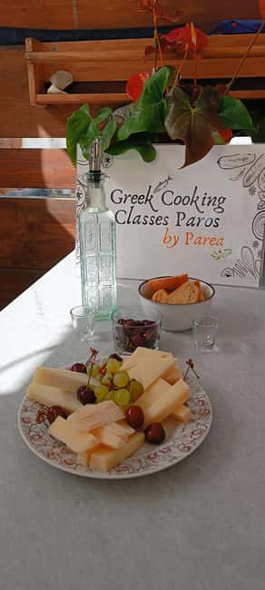 Paros: Greek Cooking Class with Meal and Wine - Key points to know before booking