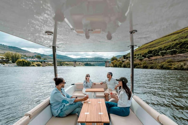 Pinhão: Douro River Solar Boat Tour with Wine Tasting - Two wines, one scenic setting