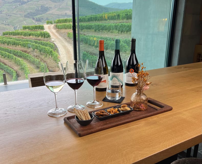 Pinhão: Quinta da Formigosa Vineyard Tour and Wine Tasting - Three wines above the Douro River