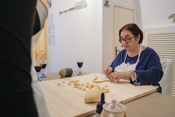 Polignano : Typical Cooking Class with Aperitif and wine included - Tomato, basil, and the meal at the table