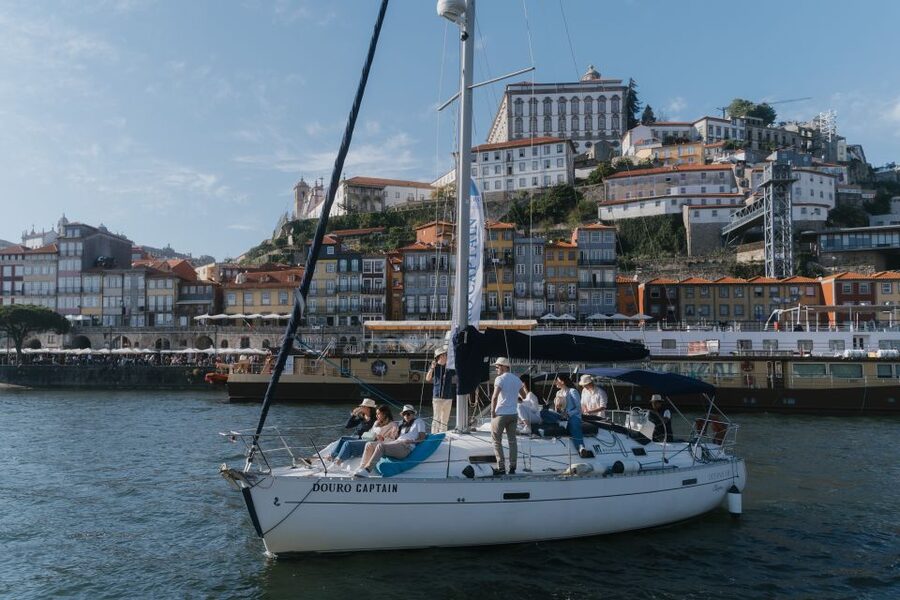 Porto: Charming Sailboat Cruise with Port Wine,Sunset Option - Porto’s Old Center from the Douro