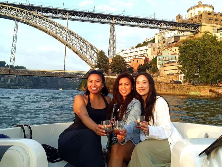 Porto: Douro River Cruise & Boat Tour with Port Wine Tasting - Sunset, speed, and optional river fun