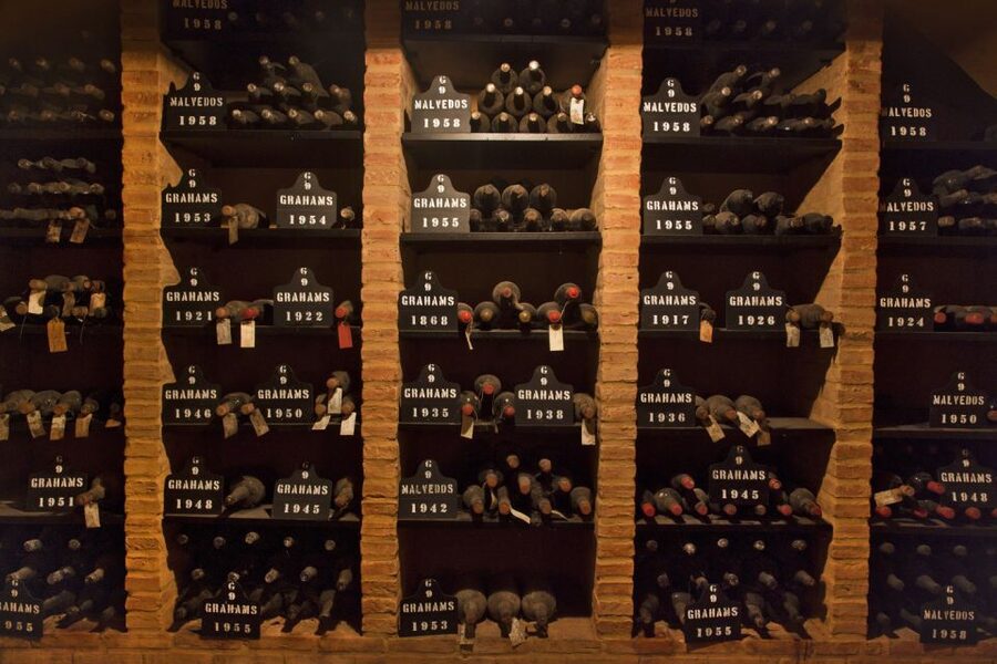 Porto: Graham's Port Lodge Tour with Premium Wine Tastings - The terrace view over Porto and the Douro