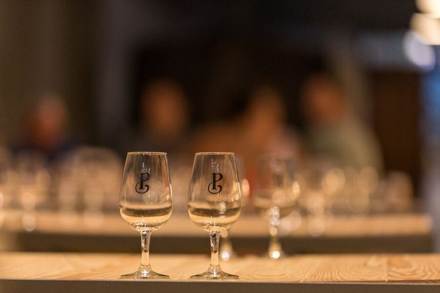 Porto: Guided Tour and Tasting of 3 Port Wines at Poças - Three Port wines in the tasting room