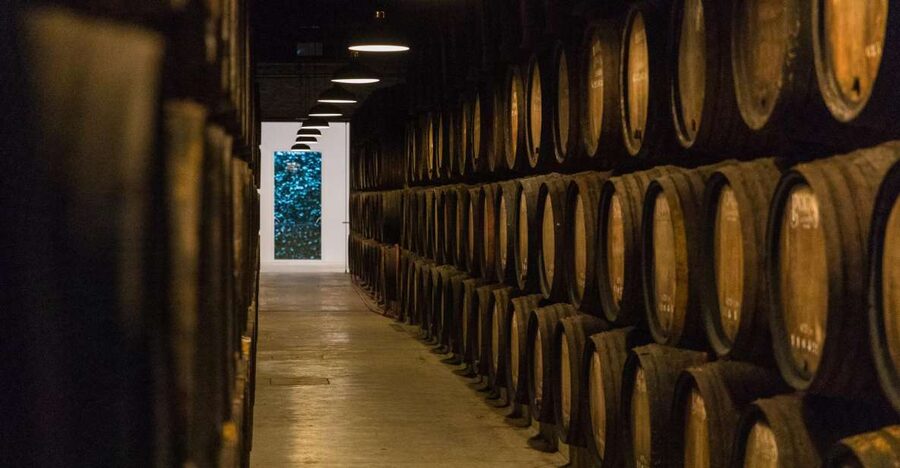 Porto: Guided Tour and Tasting of 3 Port Wines at Poças - Arriving at the Poças cellar in Gaia