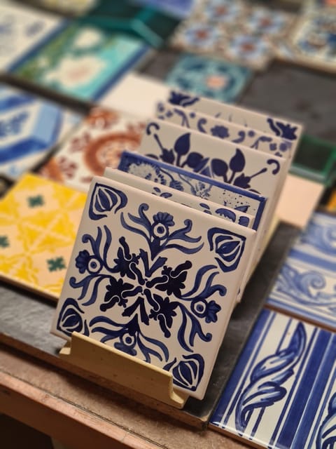 Porto: Tile Painting Workshop with Tea and Port Wine - Learning the painting methods