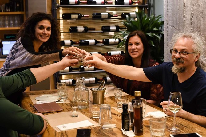 PREMIUM Semi-Private Athens Afternoon Food Tour & Wine Tasting - Syntagma brings four Greek wines and cheese