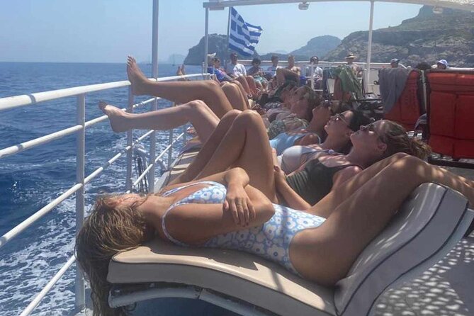 Rhodes Bay to Bay Swim Cruise-Greek Buffet w/wine included - A relaxed start from Mandraki Port