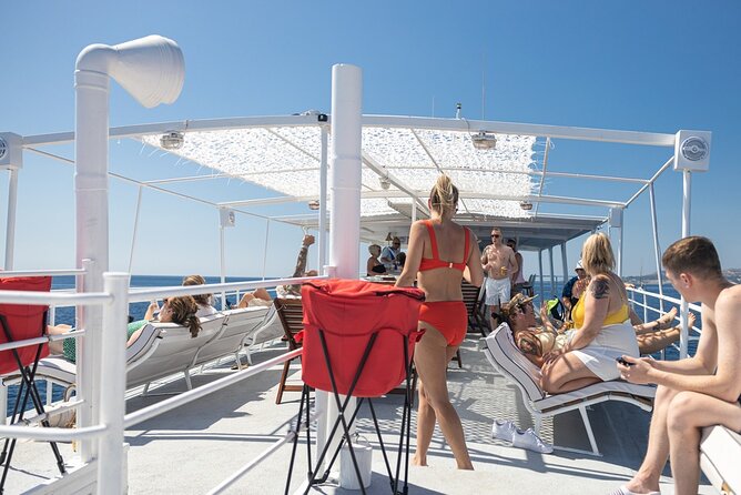 Rhodes Bay to Bay Swim Cruise-Greek Buffet w/wine included - Anthony Quinn Bay is the snorkeling highlight