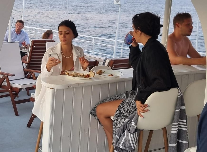 Rhodes: Sunset Cruise with Live Music, Wine & Greek Buffet - What the $53 price really includes