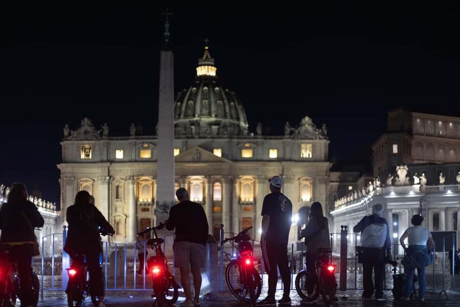 Rome by Night: E-bike Small Group Tour -Food & Wine (Option) - Capitoline Hill gives you the first great view