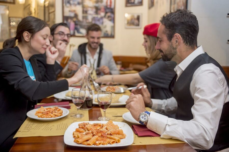 Rome: Food Tour and Wine Tasting in a Traditional Trattoria - Ending in Trastevere with gelato