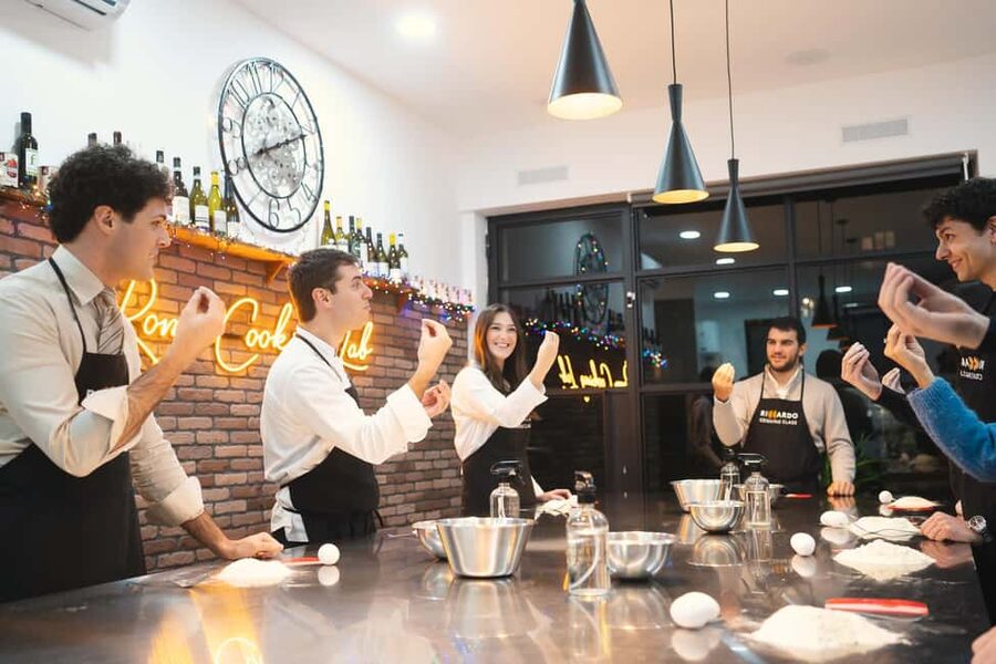 Rome: Fresh Pasta-Making Class with Italian Chef and Wine - Carbonara, cacio e pepe, and the sauce lesson
