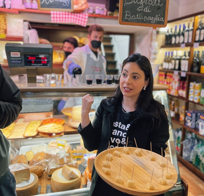 Rome: Guided Food Walking Tour with Wine in Trastevere - La Norceria di Iacozzilli brings in cured meats and cheese