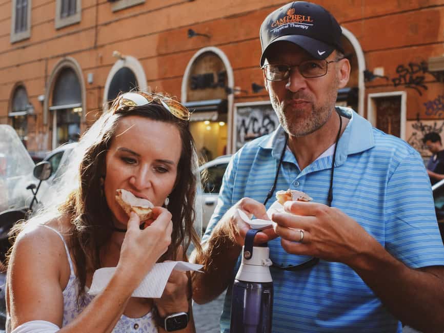 Rome: Guided Food Walking Tour with Wine in Trastevere - Piazza Mastai starts the Roman food lesson