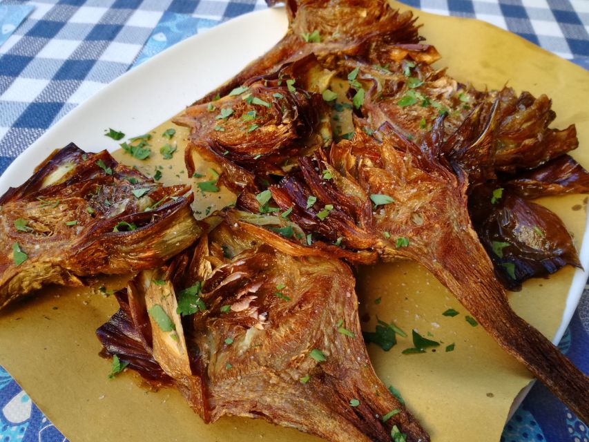 Rome: Jewish Ghetto & Campo de Fiori by Night Food Wine Tour - Seven stops that build into dinner