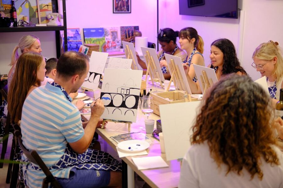 Rome: Painting Class with Unlimited Wine - Who Should Book This Experience?