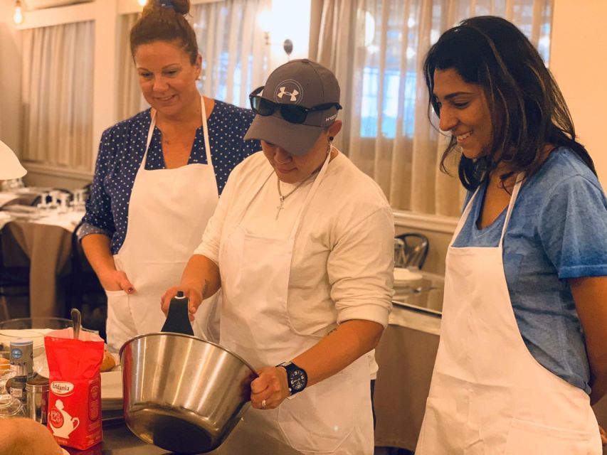 Rome: Pasta & Tiramisu Class with Free Flowing Fine Wine - Wine, prosecco, and the social side