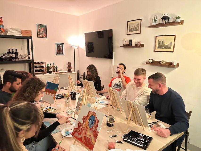 Rome: Small-Group Art Class with Wine - What happens when you arrive