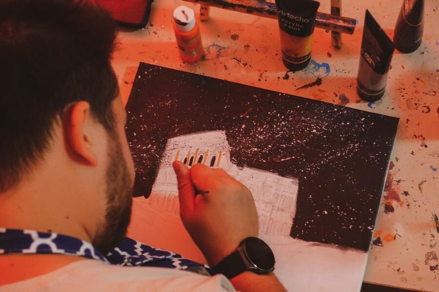 Rome: Tipsy Painting Class with Fine Wine and Arts - At a glance
